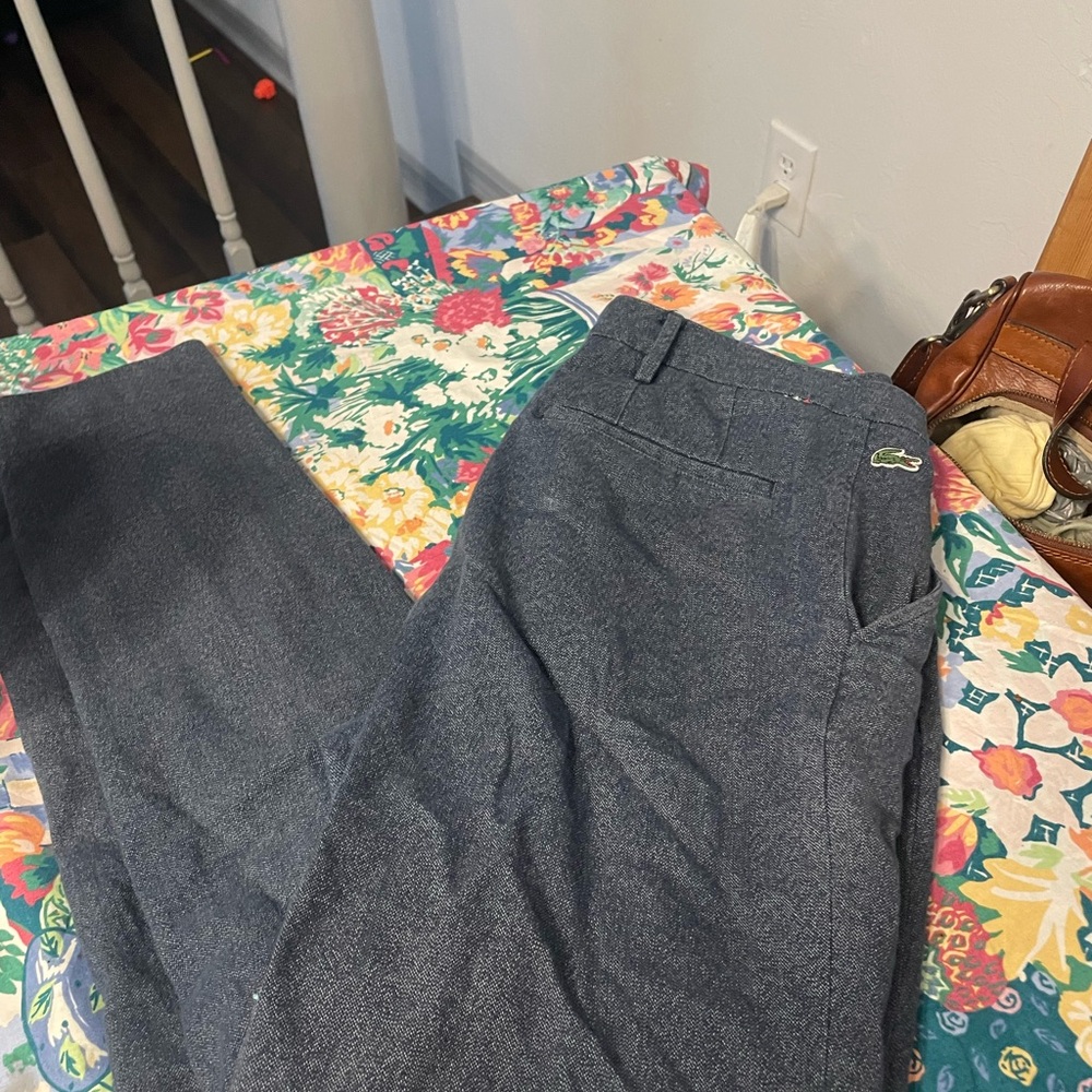 Lacoste Men's Dark blue Chinos
